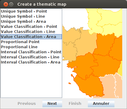 Value classification - Area